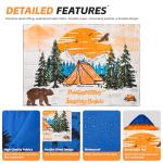 IcthyoStride Waterproof Camping Blanket with Hood