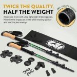 Hiker Hunger Collapsible Carbon Fiber Trekking Poles
