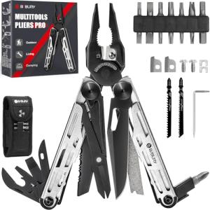 BIBURY 31-in-1 Stainless Steel Multitool Pliers
