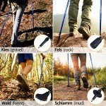 Collapsible Aluminum Trekking Poles for Hiking