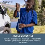 LifeStraw Peak Personal Water Filter - Mountain Blue