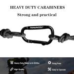 Heavy Duty 6PCS Carabiner Clips for Outdoor Use