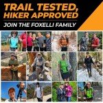 Foxelli Lightweight Carbon Fiber Trekking Poles