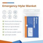 K Kingstar Mylar Emergency Survival Blankets (4 Pack)