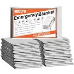 Frocopo 6 Pack Reflective Emergency Mylar Blankets