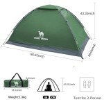 CAMEL CROWN Waterproof Portable Camping Dome Tent