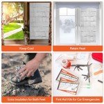 Frocopo 6 Pack Reflective Emergency Mylar Blankets