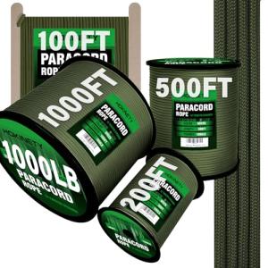 Strong 1000lb Paracord Rope - 100ft to 1000ft