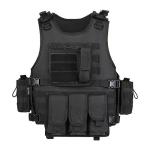 Black Tactical Vest for Airsoft & Paintball