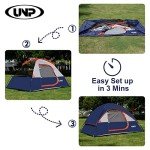 2-Person Waterproof Camping Tent with Rainfly
