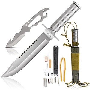 Maxam 12-Piece Survival Knife Set for Adventurers