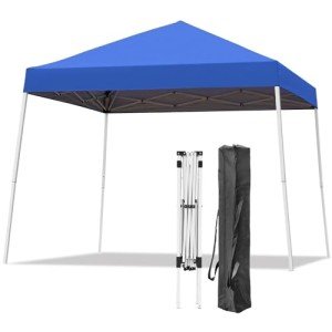 Oneofics 10x10 Pop-Up Canopy Tent (Blue)