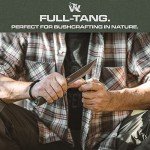 ODENWOLF W-SCANDI Full Tang Tactical Survival Knife