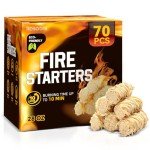 Hosoote 70 pcs Natural Fire Starters Set