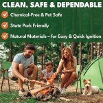 Fire Starter Pods: 50 Extra Large for Survival