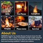 Hosoote 70 pcs Natural Fire Starters Set