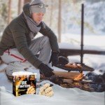 Hosoote 70 pcs Natural Fire Starters Set