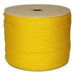 T.W. Evans 1/4" x 500' Yellow Polypro Rope