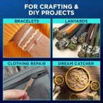 TECEUM Black Micro Paracord - 125 ft Utility Rope