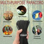 VVAAGG 550 Paracord 100FT Heavy-Duty Camping Rope