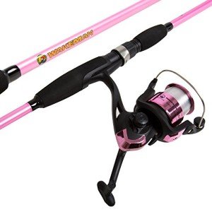 Wakeman Strike Series Pink Fishing Rod & Reel Combo