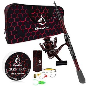 Telescopic Fishing Rod and Reel Combo Set