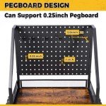 Fishing Rod Holders with Wheels for Garage Storage