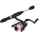 Wakeman Strike Series Pink Fishing Rod & Reel Combo