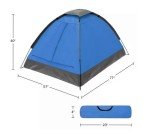 Wakeman 2-Person Lightweight Camping Tent (Blue)