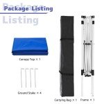 Oneofics 10x10 FT Portable Pop Up Canopy