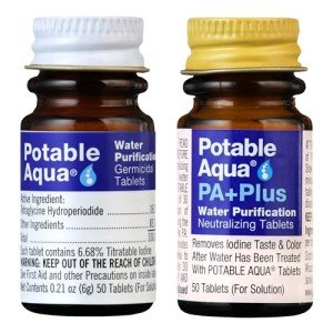 Potable Aqua Water Purification Tablets – 100 Count