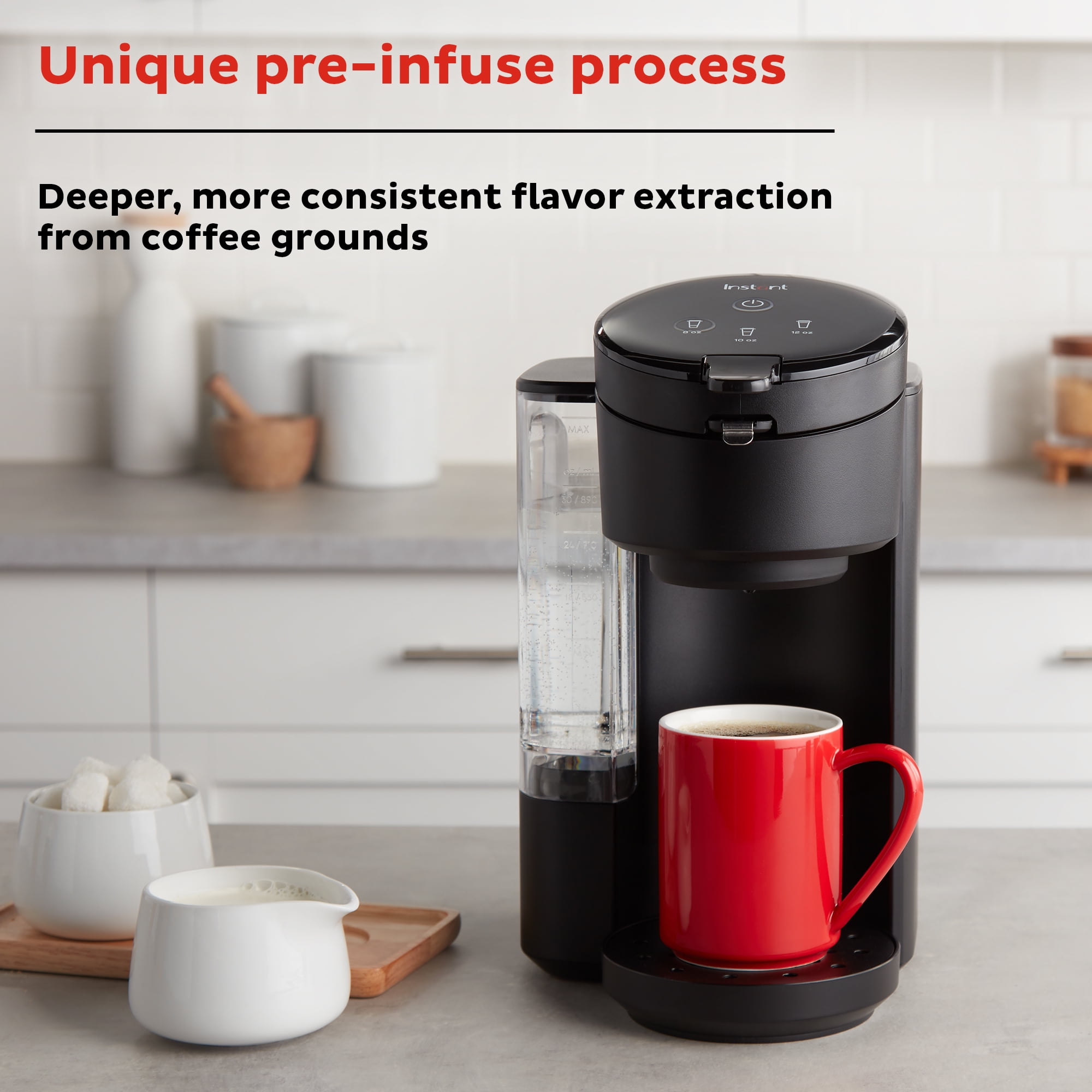 Black 2-in-1 Coffee Maker for K-Cup Pods