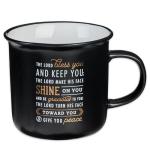 Inspirational Black Camp Ceramic Coffee Mug - 13 oz
