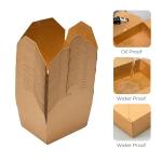 Kraft Food Boxes for Takeaway Meals, 750ml