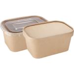 Kraft Paper Takeaway Boxes with Lids