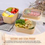 Kraft Paper Takeaway Boxes with Lids