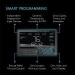 AC Infinity Controller 69 PRO+, Smart Environmental Controller 8-Port with Temp, Humidity, VPD, Timer, Cycle, Schedule Controls, for Grow Tent Cooling Ventilation Lighting (Bluetooth + WiFi, 8-Port)