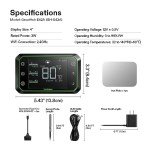 VIVOSUN GrowHub Controller E42A for Grow Tent, Smart Environmental WiFi-Controller with Temperature, Humidity, VPD, Timer, Cycle, Schedule Controls, Cooling Ventilation Lighting Programming