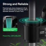 VIVOSUN 2-Pack AeroWave E6 Black, GrowHub Controller E42A & USB-C Splitter Kit, Grow Tent Clip-on Fan 6” with EC Motor, Smart Environmental WiFi-Controller & Compatible 2-in-1 Type C Splitter