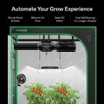 VIVOSUN Smart Air Filtration G4 Kit 4", AeroZesh G4 Inline Duct Fan with E12 Speed Controller, Carbon Filter & 8' Ducting, Cooling & Ventilation System for Grow Tents, Indoor Gardening, Hydroponics