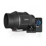 AC Infinity CLOUDLINE PRO T6, Quiet 6” Inline Duct Fan with Temperature Humidity VPD Controller, WiFi Integrated App Control - Ventilation Exhaust Fan for Heating Cooling, Grow Tents, Hydroponics