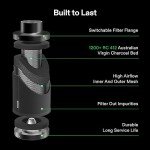 VIVOSUN Smart Air Filtration PRO G4 Kit 4", AeroZesh G4 Inline Duct Fan w/GrowHub E42A Temp. Humidity WiFi-Controller, Carbon Filter & Ducting, Cooling & Ventilation System for Grow Tent, Hydroponics