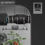 AC Infinity CLOUDLINE PRO T6, Quiet 6” Inline Duct Fan with Temperature Humidity VPD Controller, WiFi Integrated App Control - Ventilation Exhaust Fan for Heating Cooling, Grow Tents, Hydroponics