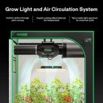 VIVOSUN Smart Hydroponic Grow Tent System Kit