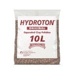 Hydroton Original Clay Pebbles - 10 Liter | Lightweight Expanded Clay Aggregate Made in Germany