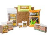 GROW!T GMC40l - 4mm-16mm Clay Pebbles, Brown, (40 Liter Bag) - Made from 100% Natural Clay, Can be used for Drainage, Decoration, Aquaponics, Hydroponics and Other Gardening Essentials