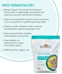 Burpee Organic Horticultural Add to Potting Soil | Ideal for Seed Starting, Water Retention and Plant Propagation | 100% Natural | 8 Quart, 1-Pack, Vermiculite (8qt)