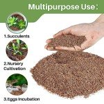 Sukh 14.6OZ Vermiculite - Organic Vermiculite for Gardening Plants Fine Horticultural Soil Amendments Bulk Additive Perfect Potted and Garden Professional Grade 1-3mm