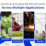 Bluelab Guardian Monitor Wi-Fi for Real-time pH, Temperature, and Conductivity (TDS) Measurements in Water with Calibration, 3 in 1 Digital Nutrient Meter for Hydroponic Systems and Indoor Plant Grow