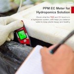 UIUZMAR Digital pH Meter pH TDS EC Meter for Hydroponic Solution pH and EC Meter with LCD Display TDS Water Tester pH PPM Meter for DWC Setup Aeroponic
